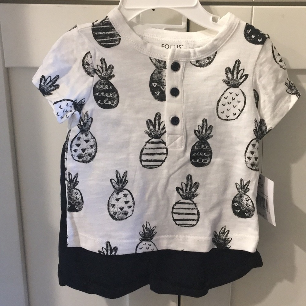 Focus Kids Set Shorts & Tee Shirt